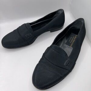 To Boot New York Adam Derrick Fabric Black Loafers | 8.5